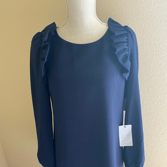 Nordstrom Chelsea 28 Navy Blue Dress - Picture 6 of 8